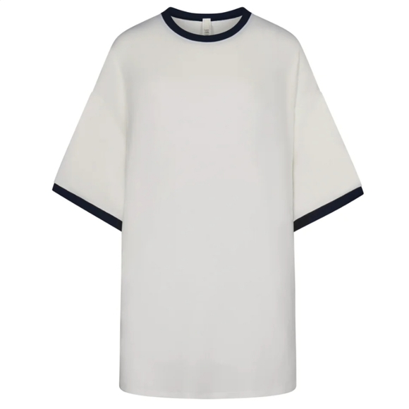 ISO SKIMS Soft Lounge Ringer T-Shirt Mini Dress - Picture 3 of 3